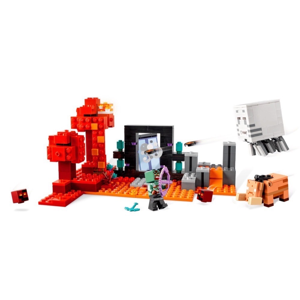 ★董仔樂高★ LEGO 21255 創世神 Minecraft 下界傳送門伏擊 全新現貨-細節圖4