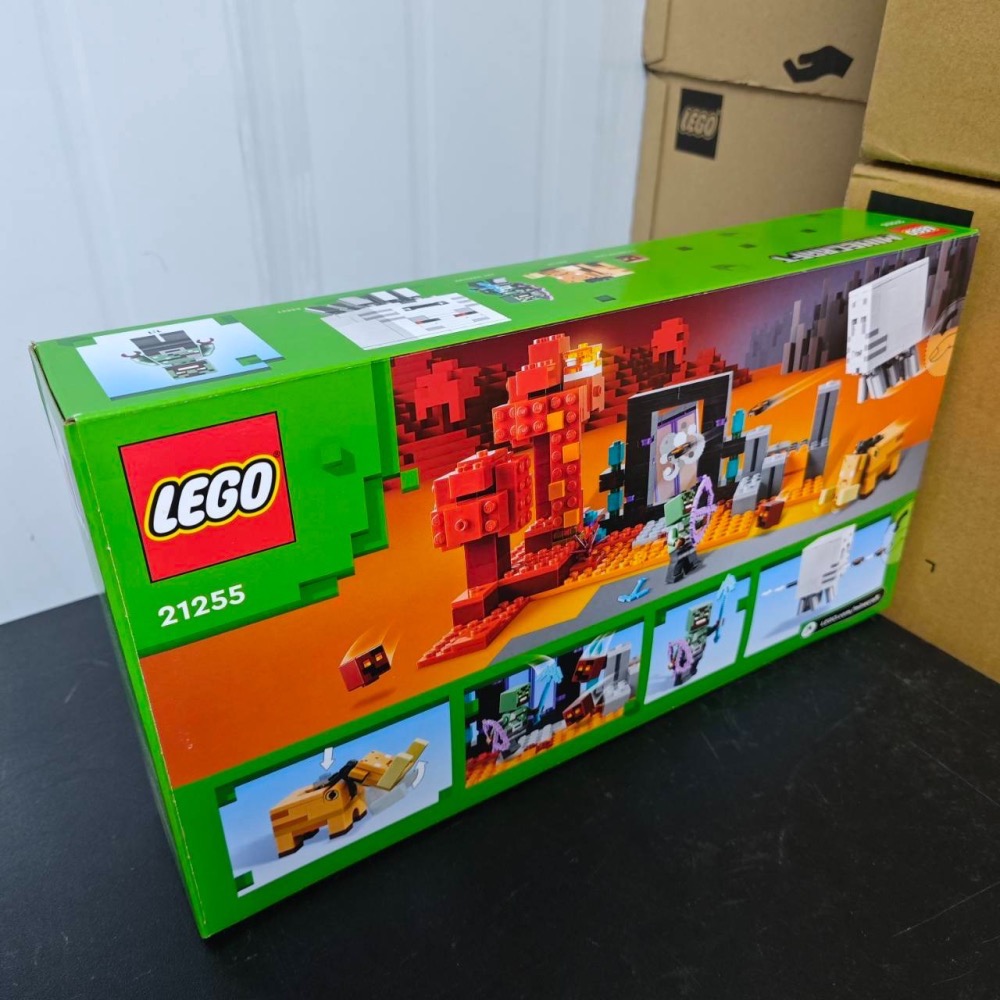 ★董仔樂高★ LEGO 21255 創世神 Minecraft 下界傳送門伏擊 全新現貨-細節圖2