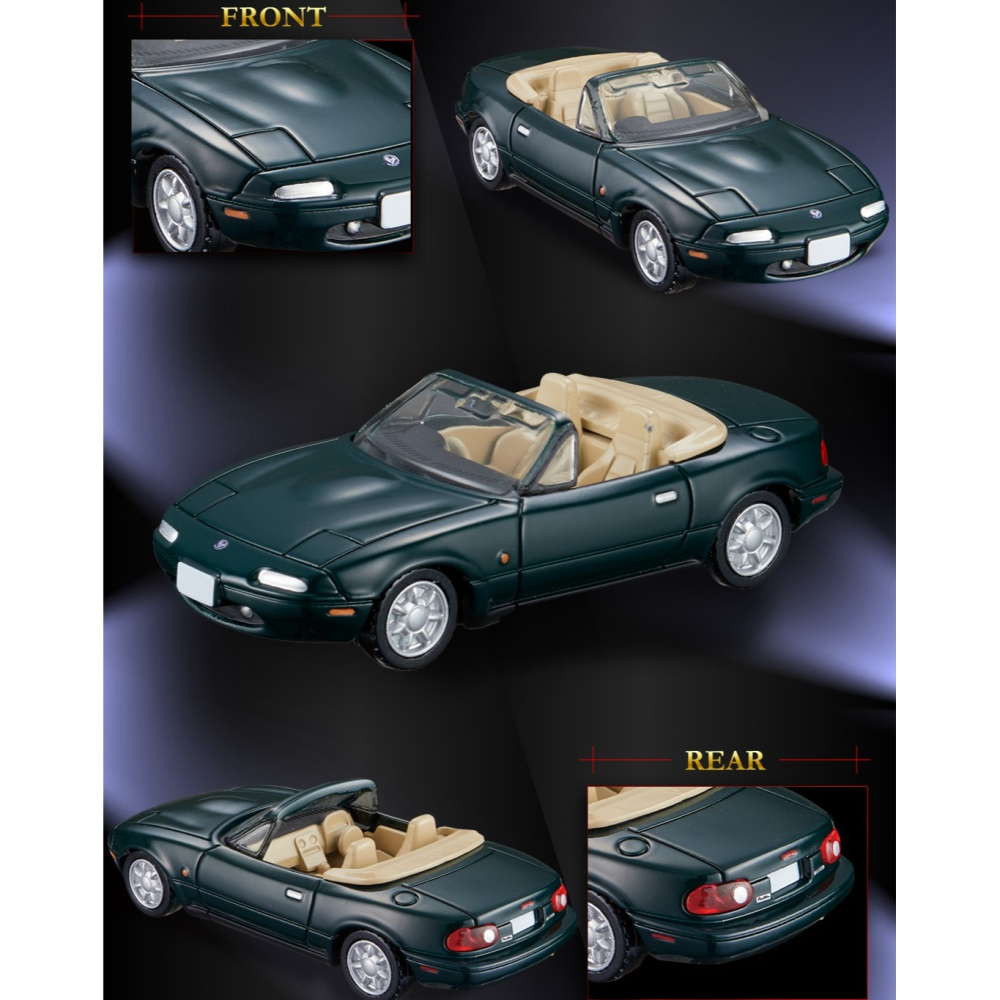 Tomica Premium 14 多美黑盒車 馬自達 MAZDA EUNOS ROADSTER-細節圖2