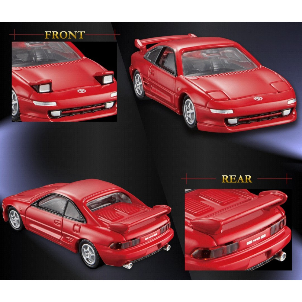 Tomica Premium 42 多美黑盒車 豐田 Toyota MR2 (SW20)-細節圖2