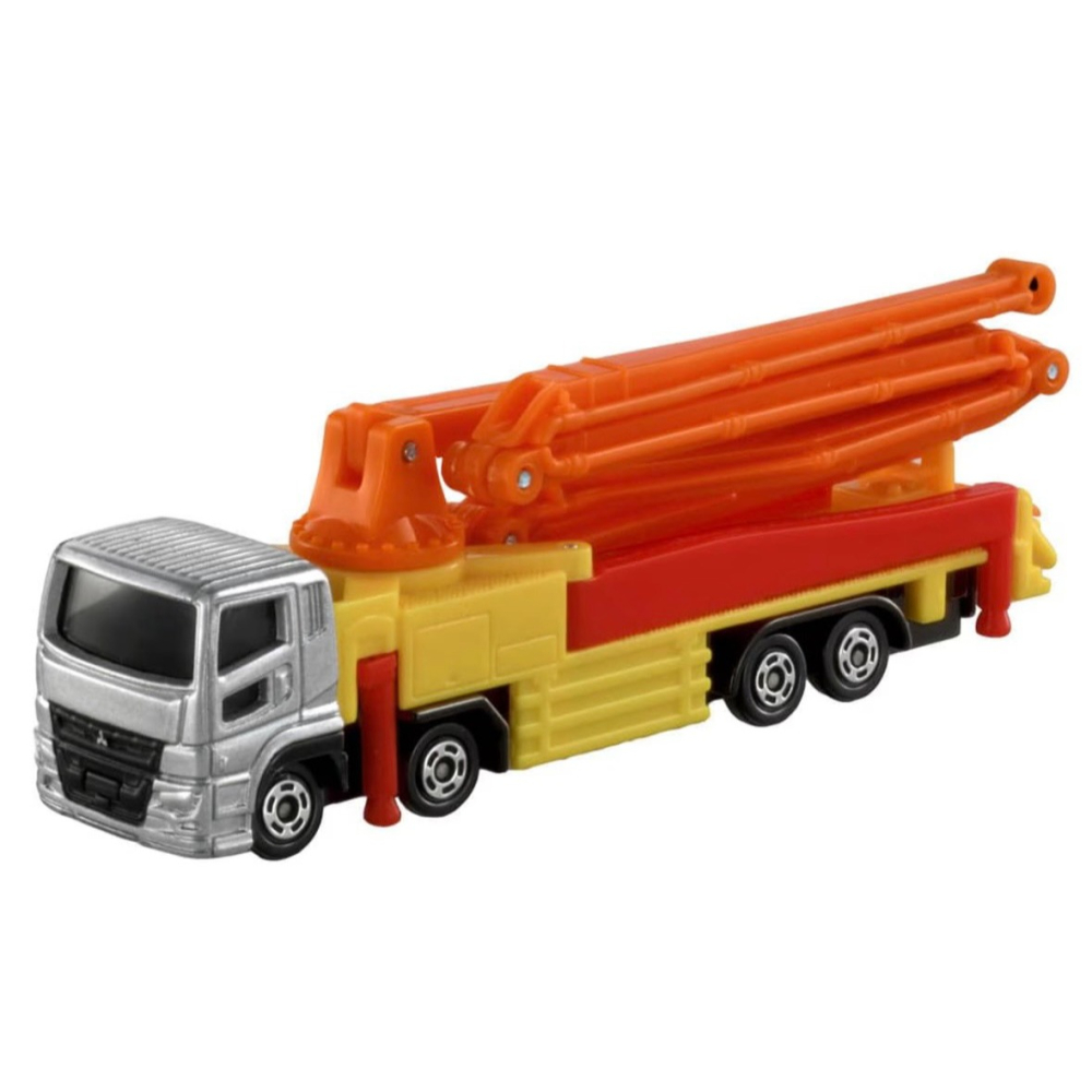 Tomica 127 多美長盒車 三菱混凝土泵浦車-細節圖2