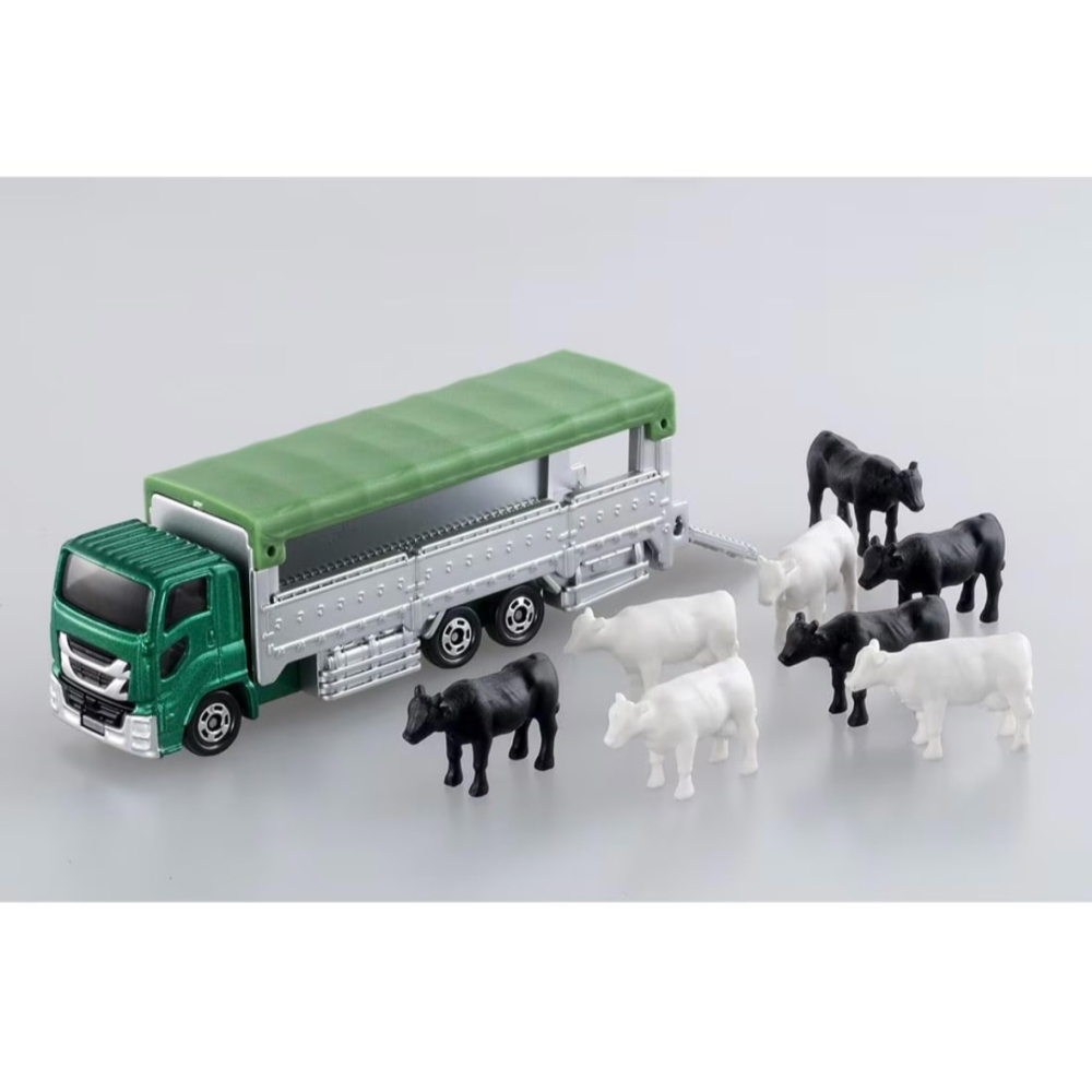 Tomica 139 多美長盒車 家畜運搬車-細節圖3