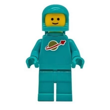 ★董仔樂高★ LEGO 21358 珍珠金色 青綠色 經典太空人 氧氣瓶 頭盔 全新現貨-細節圖2