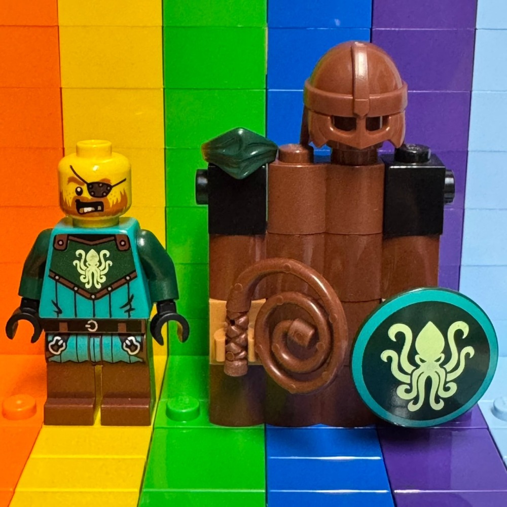 ★董仔樂高★ LEGO 21358 大海怪克拉肯 Kraken Warrior 人偶 全新現貨-細節圖2