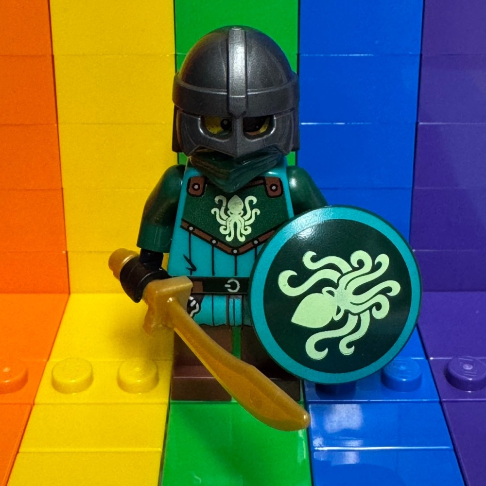 ★董仔樂高★ LEGO 21358 大海怪克拉肯 Kraken Warrior 人偶 全新現貨-細節圖3