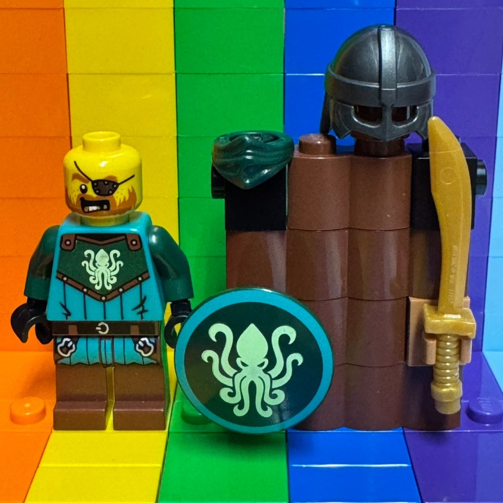 ★董仔樂高★ LEGO 21358 大海怪克拉肯 Kraken Warrior 人偶 全新現貨-細節圖4