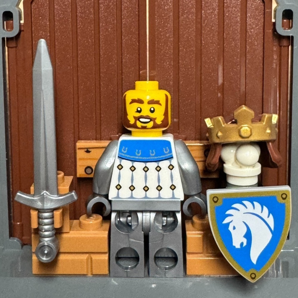 ★董仔樂高★ LEGO 城堡 31168 徵兵 白馬國王 人偶 全新現貨-細節圖2