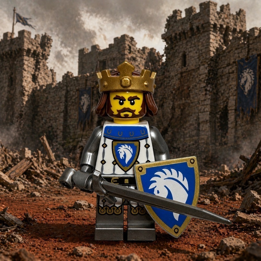 ★董仔樂高★ LEGO 城堡 31168 徵兵 白馬國王 人偶 全新現貨-規格圖4