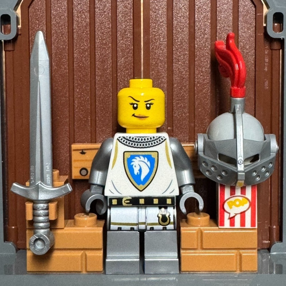 ★董仔樂高★ LEGO 31168 城堡 徵兵 白馬士兵 劍士 人偶 全新現貨-細節圖2