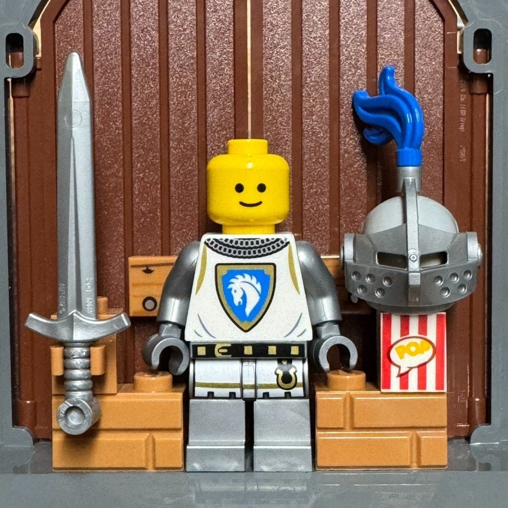 ★董仔樂高★ LEGO 31168 城堡 徵兵 白馬士兵 劍士 人偶 全新現貨-細節圖4