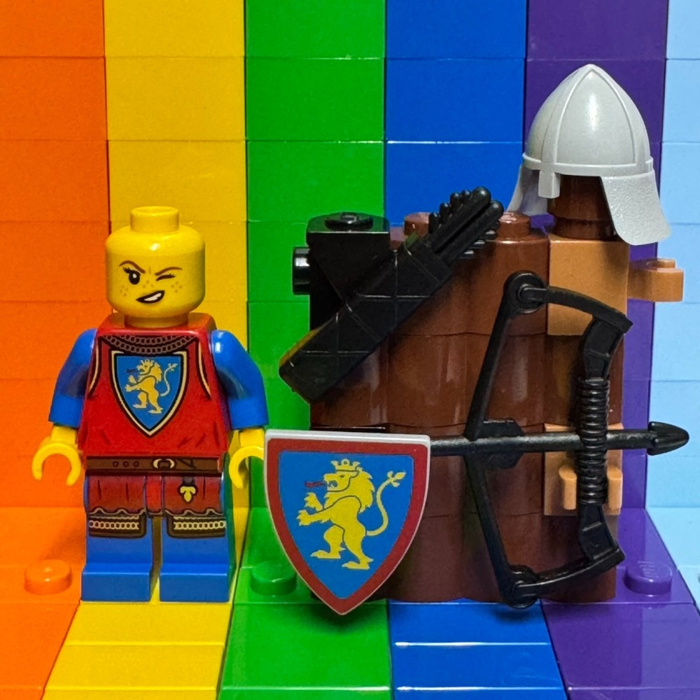 ★董仔樂高★ LEGO 10305 城堡 徵兵 紅獅士兵 弓箭手 人偶 全新現貨-細節圖4