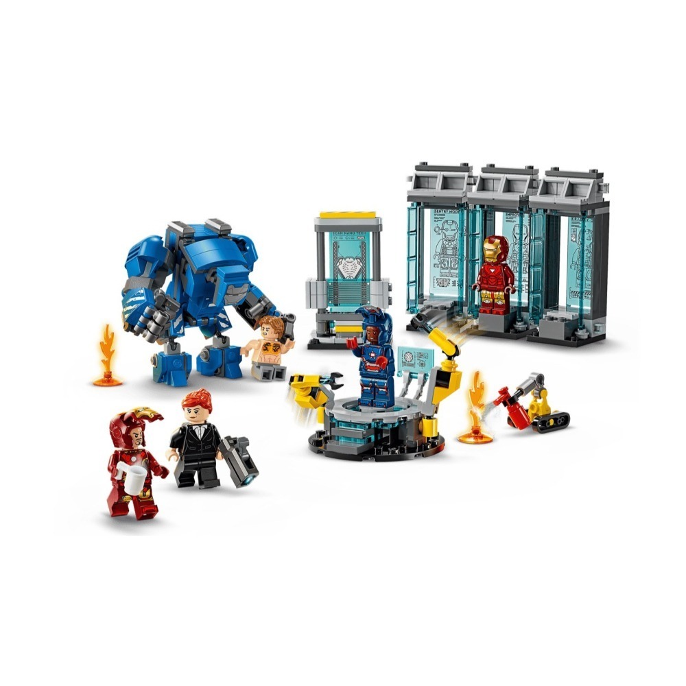 ★董仔樂高★ LEGO 76315 漫威 Marvel 鋼鐵人的實驗室：鋼鐵裝展示區 全新現貨-細節圖4