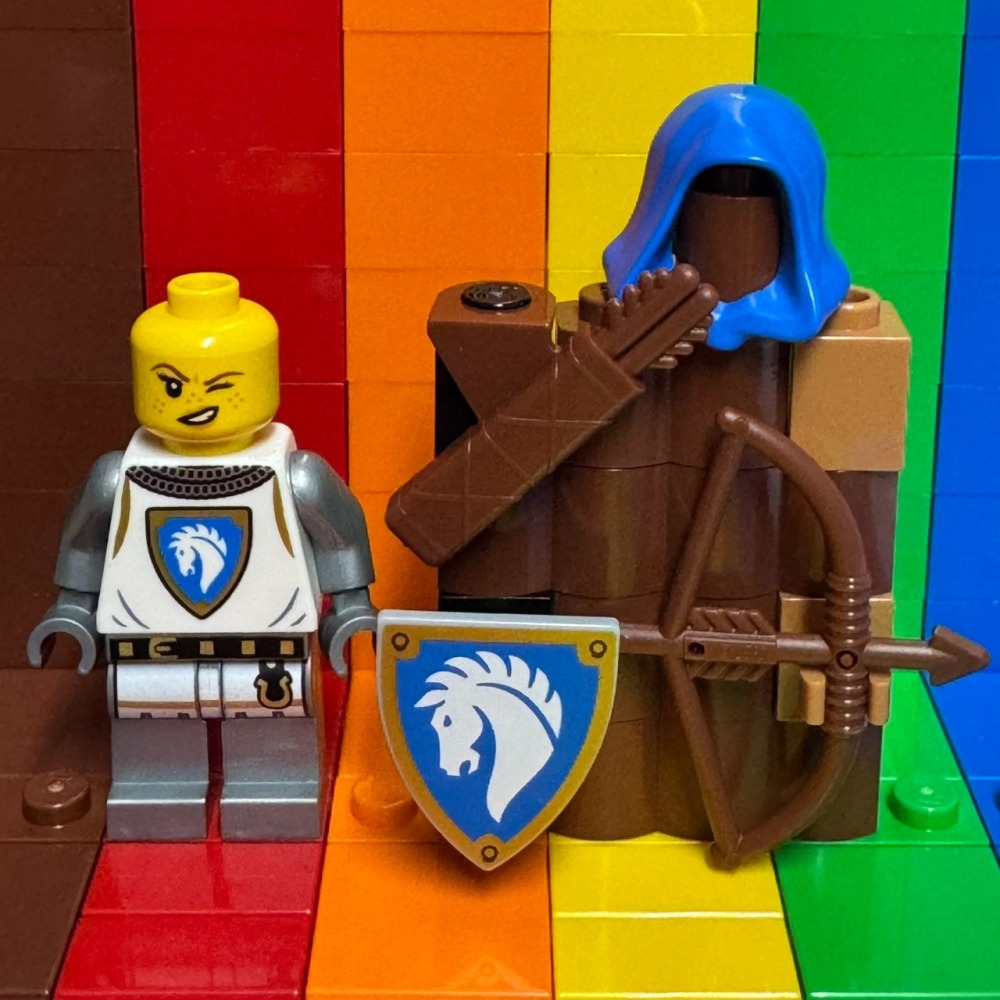 ★董仔樂高★ LEGO 31168 城堡 徵兵 白馬士兵 弓箭手 人偶 全新現貨-細節圖2