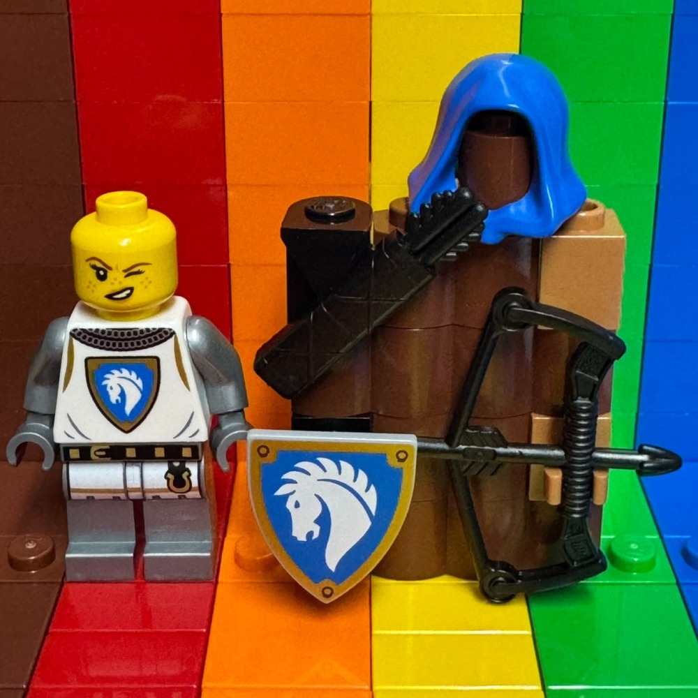 ★董仔樂高★ LEGO 31168 城堡 徵兵 白馬士兵 弓箭手 人偶 全新現貨-細節圖4