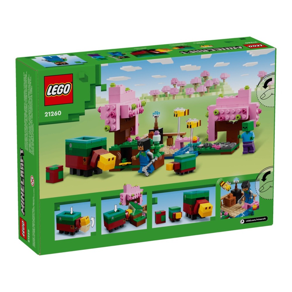 ★董仔樂高★ LEGO 21260 創世神 Minecraft 櫻花園 全新現貨-細節圖2