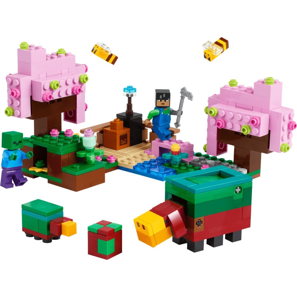 ★董仔樂高★ LEGO 21260 創世神 Minecraft 櫻花園 全新現貨-細節圖3