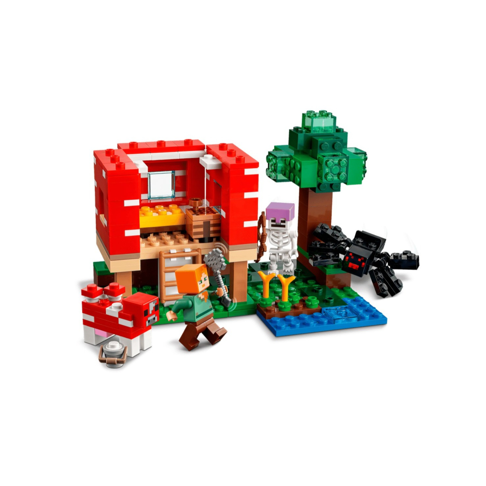 ★董仔樂高★ LEGO 21179 創世神 Minecraft 蘑菇屋 全新現貨-細節圖4