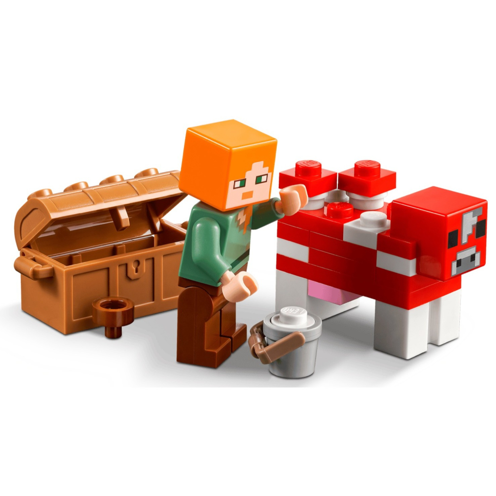 ★董仔樂高★ LEGO 21179 創世神 Minecraft 蘑菇屋 全新現貨-細節圖5