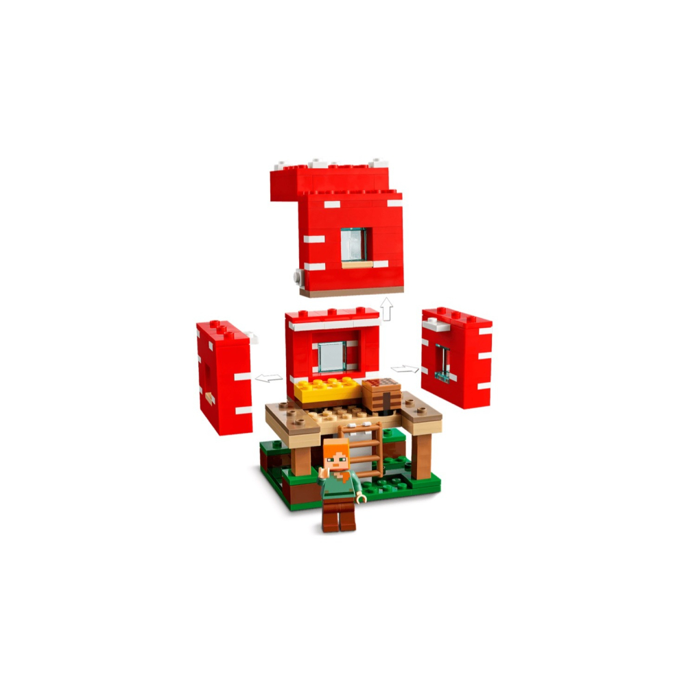 ★董仔樂高★ LEGO 21179 創世神 Minecraft 蘑菇屋 全新現貨-細節圖6