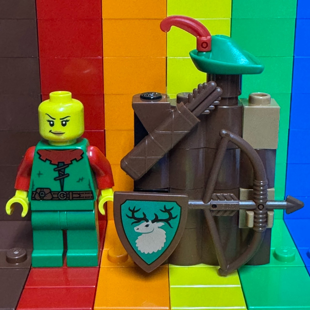 ★董仔樂高★ LEGO 10305 城堡 徵兵 森林人 弓箭手 人偶 全新現貨-細節圖2