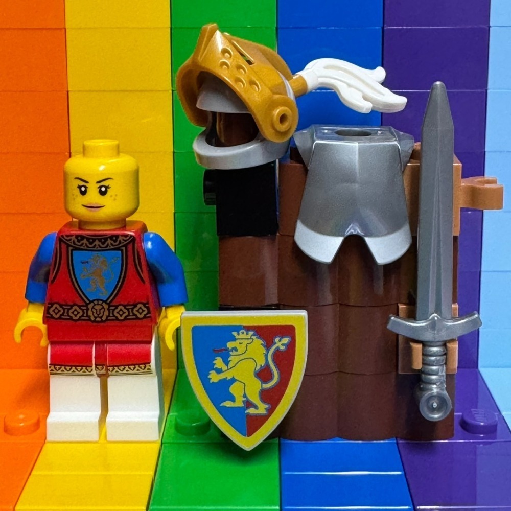 ★董仔樂高★ LEGO 10305 城堡 徵兵 紅獅女王 騎兵 人偶 全新現貨-細節圖2