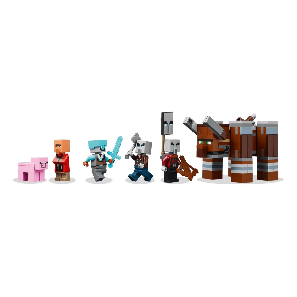 ★董仔樂高★ LEGO 21278 創世神 Minecraft 劫掠者前哨和劫毀獸 全新現貨-細節圖8