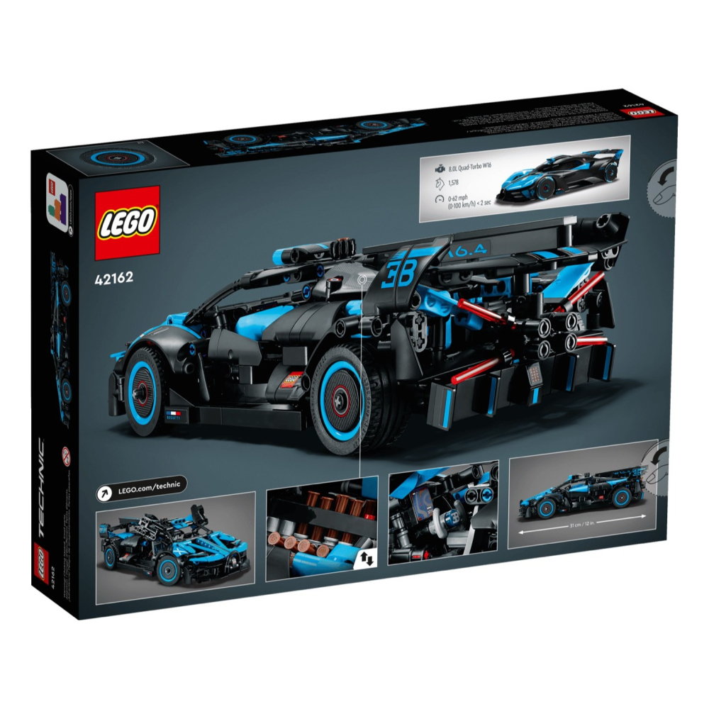 ★董仔樂高★ LEGO 42162 科技 TECHNIC 布加迪 Bugatti Bolide 寶石藍 全新現貨-細節圖2