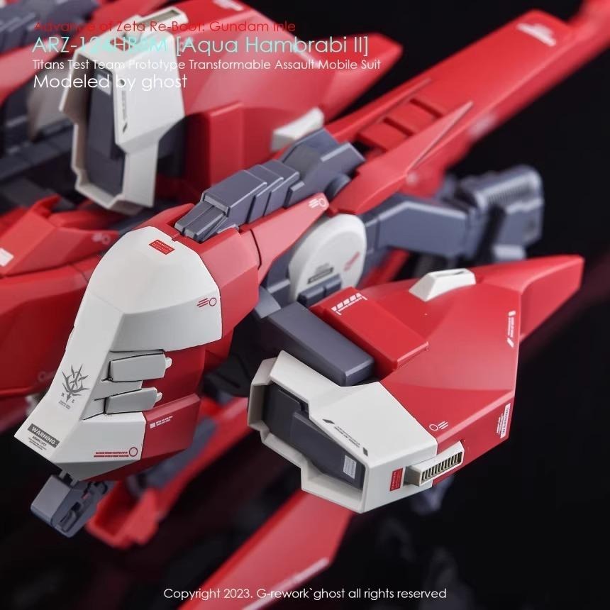 [BUOCO] 炎水貼 GHOST HG 144  ARZ-124HBIIM 漢摩拉比 II 水中型 專用水貼 螢光水貼-細節圖6