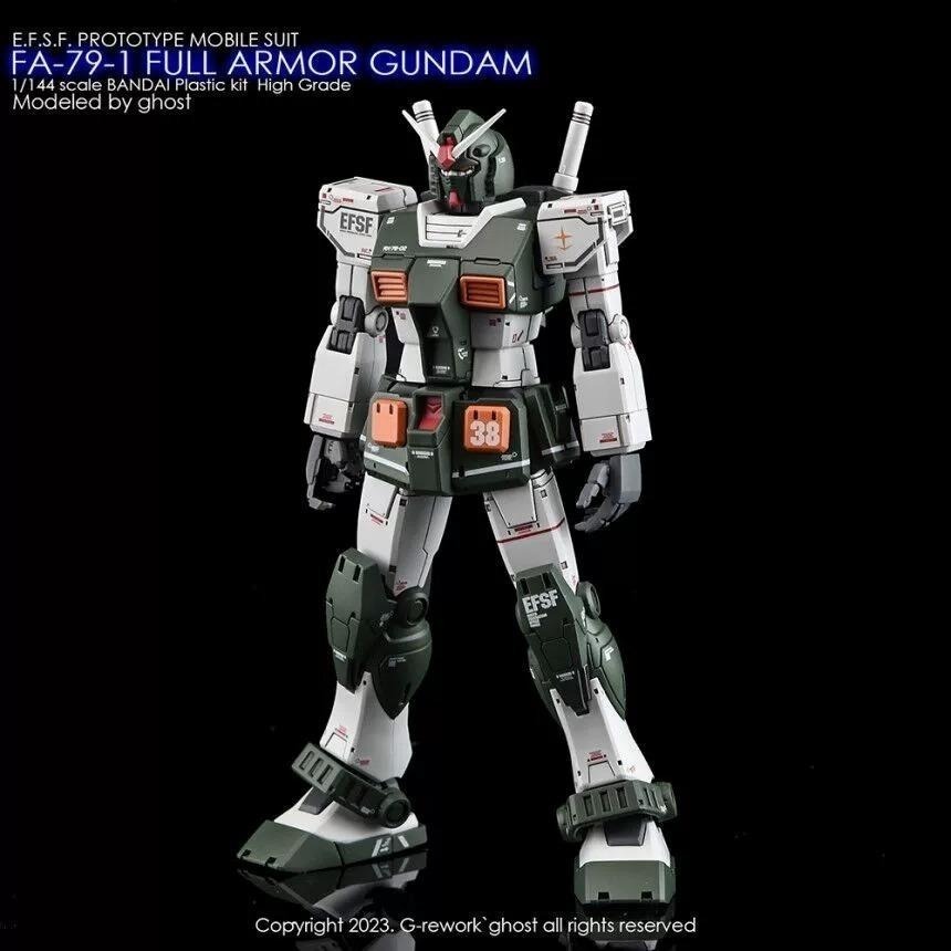 [BUOCO] 炎水貼 GHOST HG FA-78-1 FULL ARMOR GUNDAM 全裝甲鋼彈 螢光水貼-細節圖3