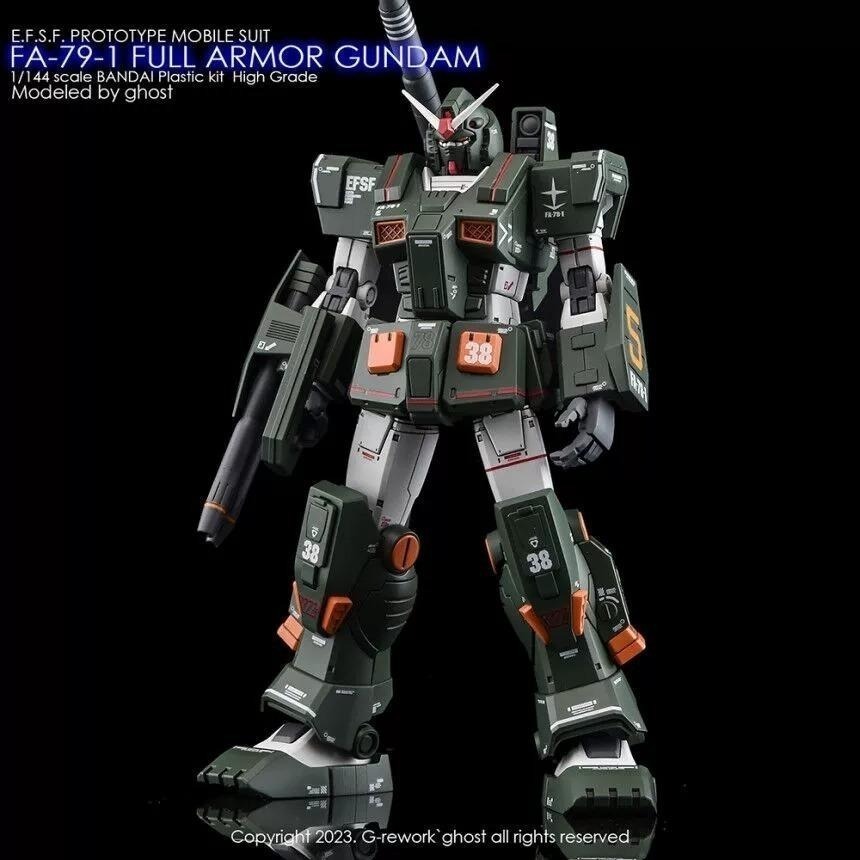 [BUOCO] 炎水貼 GHOST HG FA-78-1 FULL ARMOR GUNDAM 全裝甲鋼彈 螢光水貼-細節圖7
