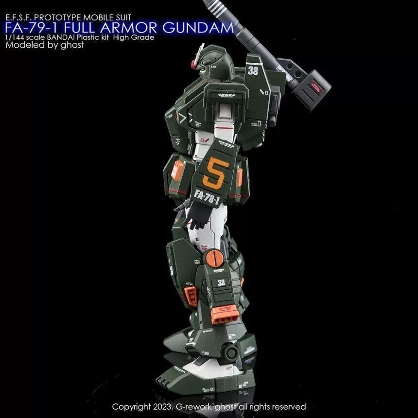 [BUOCO] 炎水貼 GHOST HG FA-78-1 FULL ARMOR GUNDAM 全裝甲鋼彈 螢光水貼-細節圖9