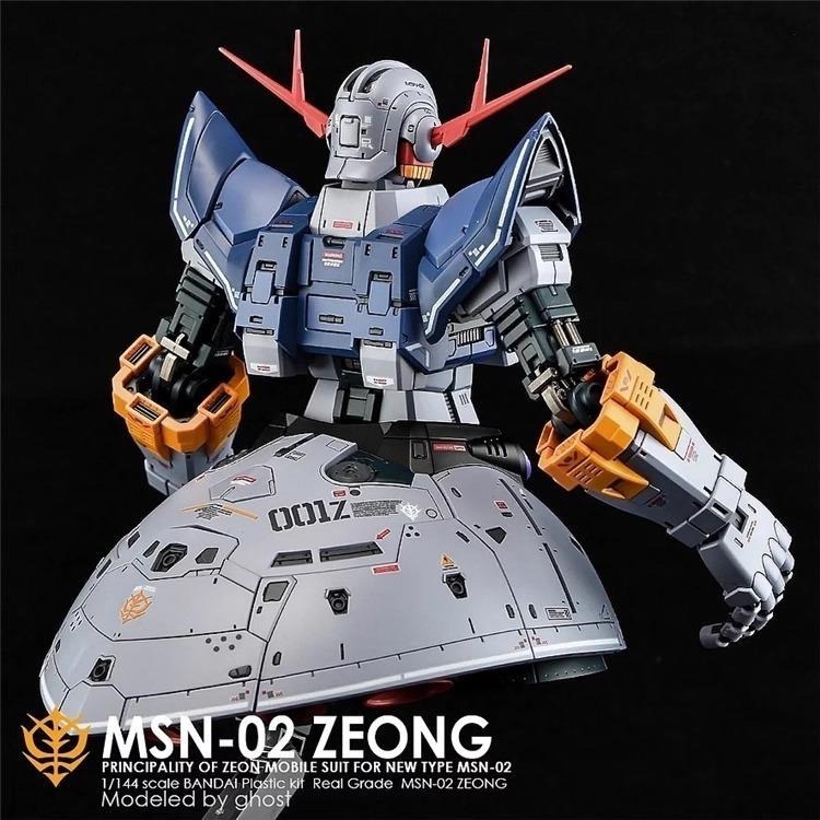 [BUOCO] 炎水貼 GHOST RG ＃34 1/144 MSN-02 ZEONG 吉翁克 夏亞專用機 螢光水貼-細節圖4