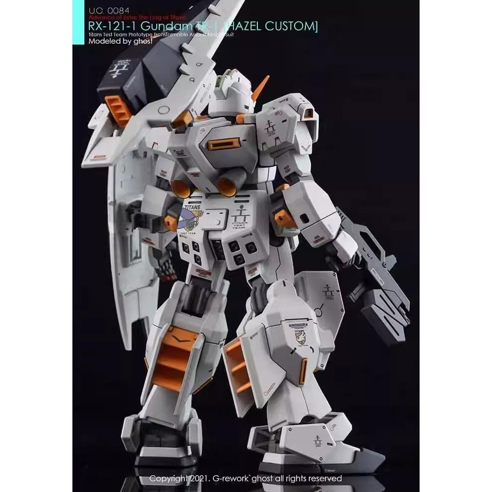 [BUOCO] 炎水貼 GHOST HG RX-121-1 TR-1 海茲爾改 專用水貼 螢光水貼 TR-1 HAZEL-細節圖4