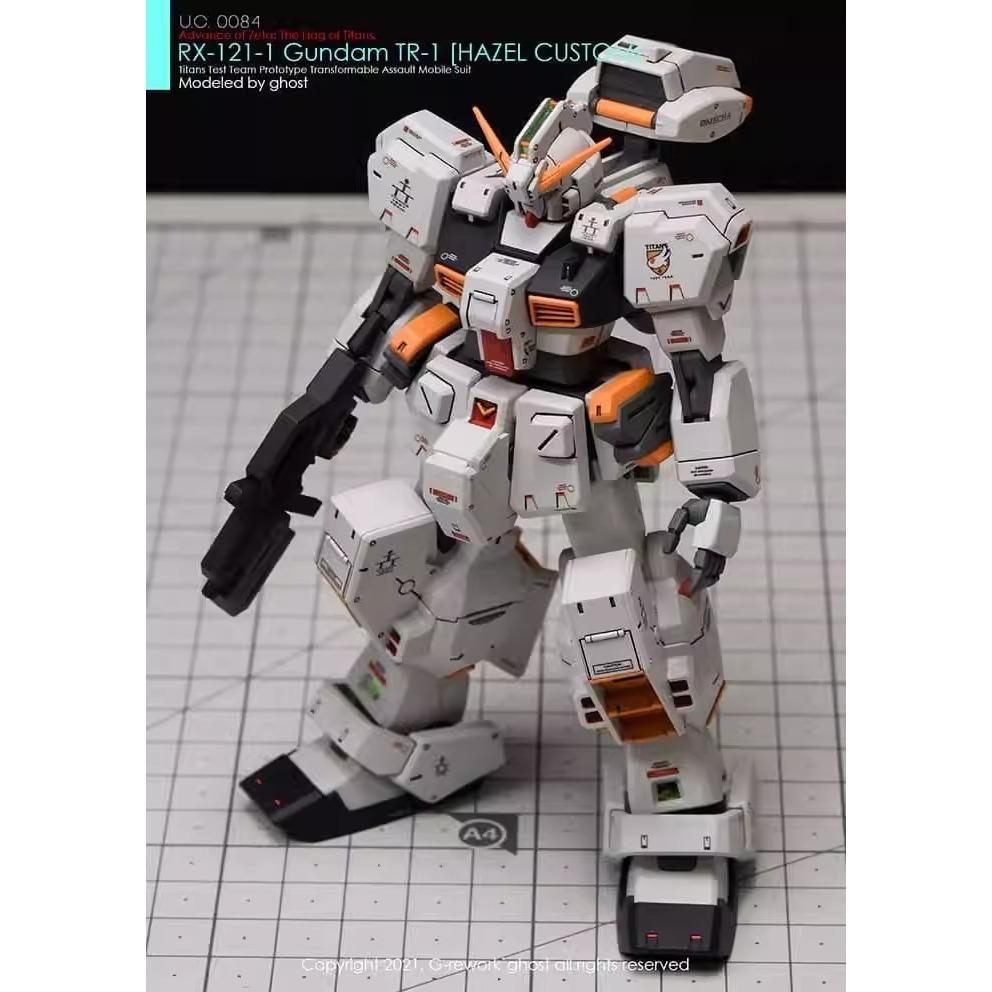 [BUOCO] 炎水貼 GHOST HG RX-121-1 TR-1 海茲爾改 專用水貼 螢光水貼 TR-1 HAZEL-細節圖7