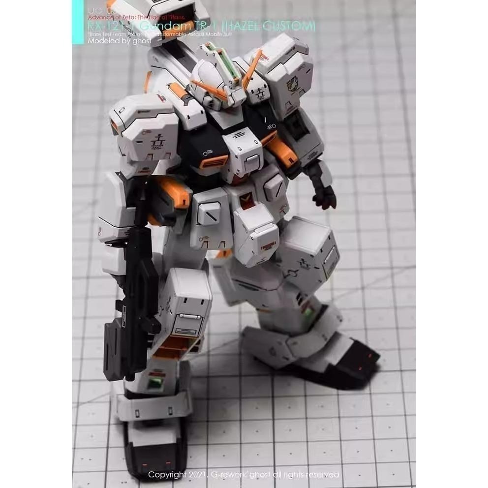 [BUOCO] 炎水貼 GHOST HG RX-121-1 TR-1 海茲爾改 專用水貼 螢光水貼 TR-1 HAZEL-細節圖8