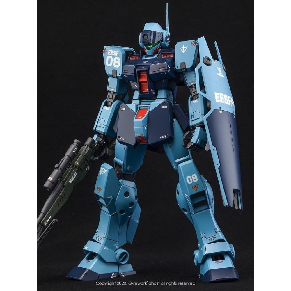 [BUOCO] 炎水貼 GHOST MG RGM-79SC GM 狙擊型吉姆 Sniper II 螢光水貼 專用水貼-細節圖3