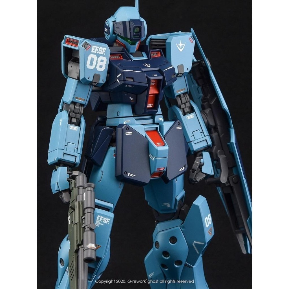 [BUOCO] 炎水貼 GHOST MG RGM-79SC GM 狙擊型吉姆 Sniper II 螢光水貼 專用水貼-細節圖4
