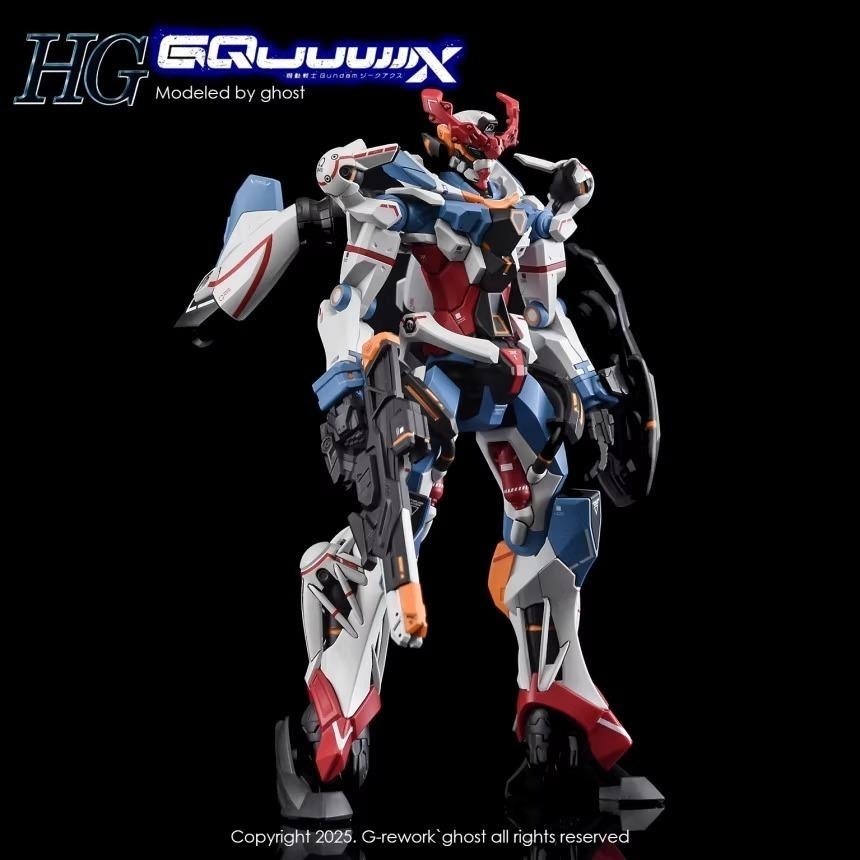 [BUOCO] 炎水貼 GHOST HG 1/144 GMS-Ω 夸克斯 GQuuuuuuX 主角機 專用水貼 螢光水貼-細節圖7