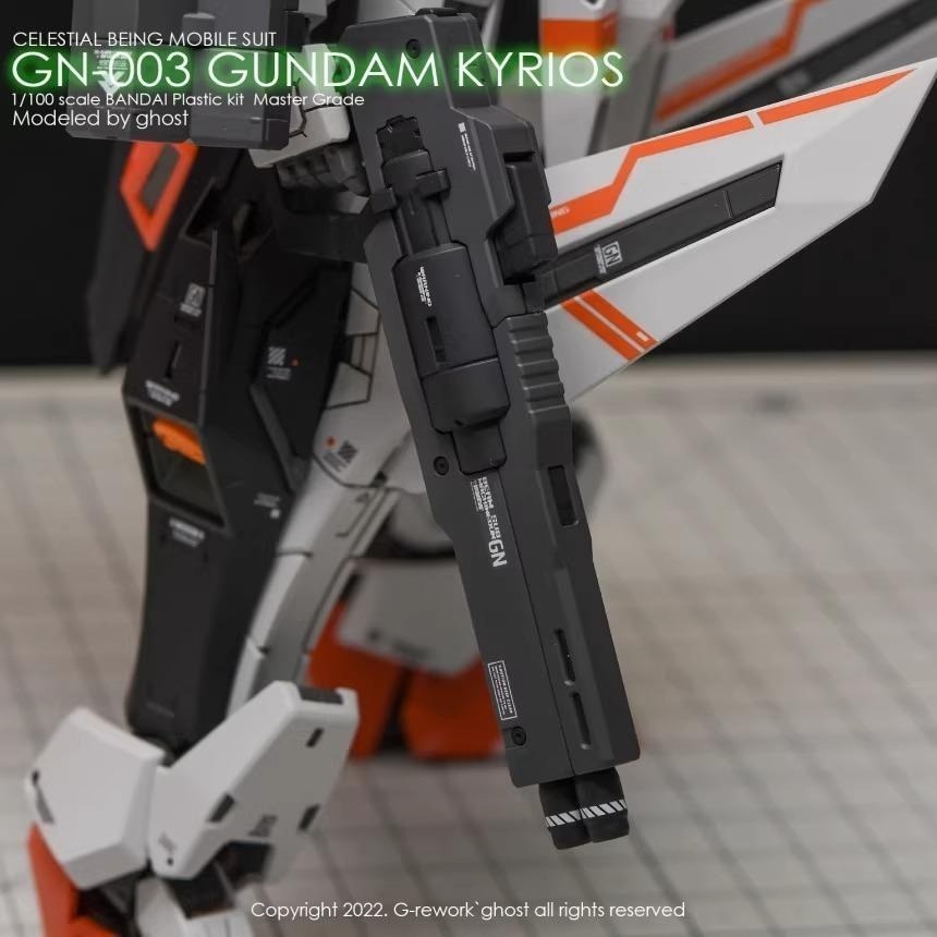 [BUOCO] 炎水貼 GHOST MG 1/100 GN-003 主天使鋼彈 Gundam Kyrios 螢光水貼-細節圖2