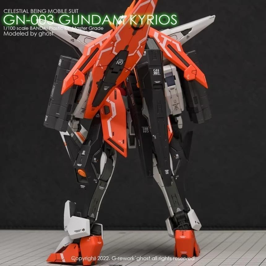 [BUOCO] 炎水貼 GHOST MG 1/100 GN-003 主天使鋼彈 Gundam Kyrios 螢光水貼-細節圖6