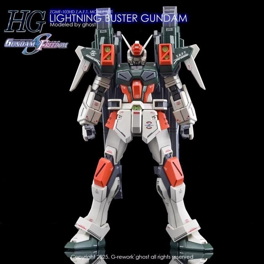 [BUOCO] 炎水貼 GHOST HG 1/144 閃電暴風鋼彈 專用水貼 螢光水貼 雷霆 暴風 SEED劇場版-細節圖6