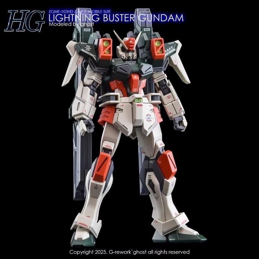 [BUOCO] 炎水貼 GHOST HG 1/144 閃電暴風鋼彈 專用水貼 螢光水貼 雷霆 暴風 SEED劇場版-細節圖7