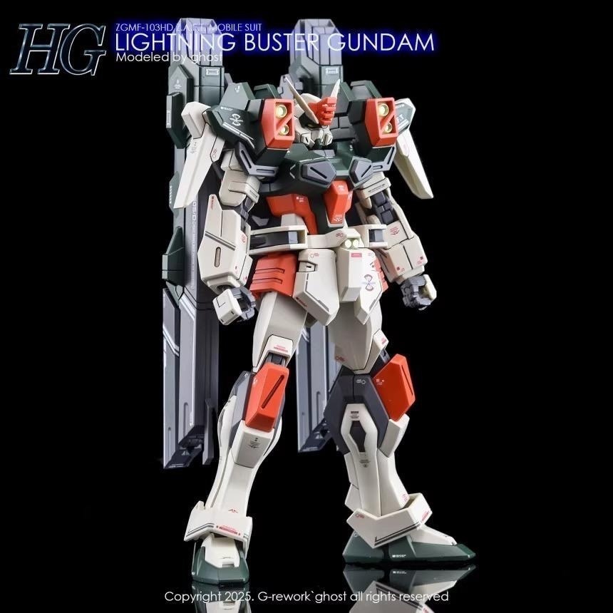 [BUOCO] 炎水貼 GHOST HG 1/144 閃電暴風鋼彈 專用水貼 螢光水貼 雷霆 暴風 SEED劇場版-細節圖8