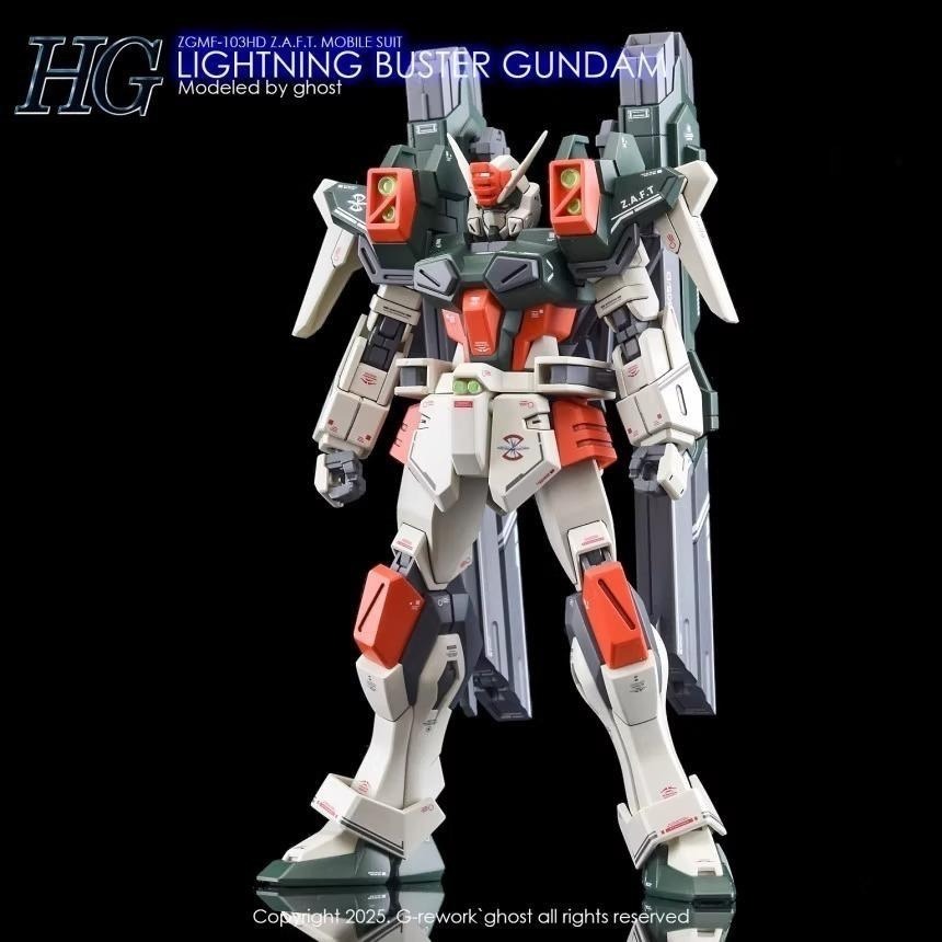 [BUOCO] 炎水貼 GHOST HG 1/144 閃電暴風鋼彈 專用水貼 螢光水貼 雷霆 暴風 SEED劇場版-細節圖9
