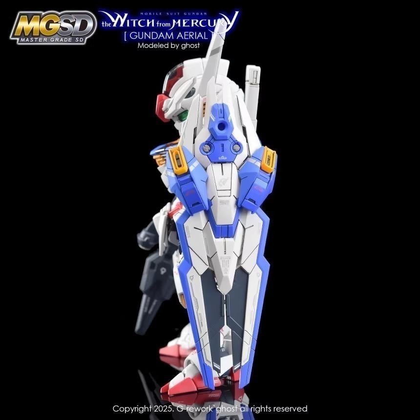 [BUOCO] 炎水貼 GHOST MGSD 風靈鋼彈 XVX-016 AERIAL 水星的魔女 專用螢光水貼-細節圖5