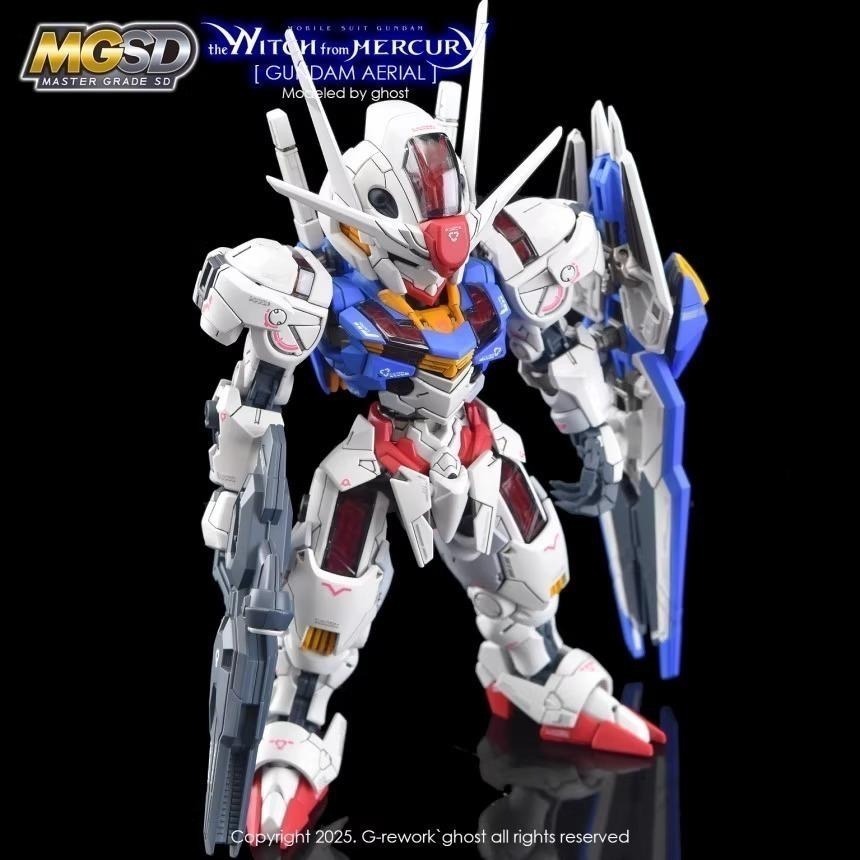 [BUOCO] 炎水貼 GHOST MGSD 風靈鋼彈 XVX-016 AERIAL 水星的魔女 專用螢光水貼-細節圖7