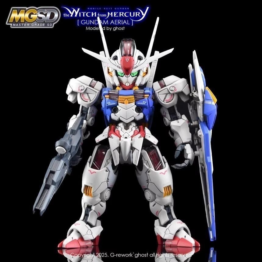 [BUOCO] 炎水貼 GHOST MGSD 風靈鋼彈 XVX-016 AERIAL 水星的魔女 專用螢光水貼-細節圖8