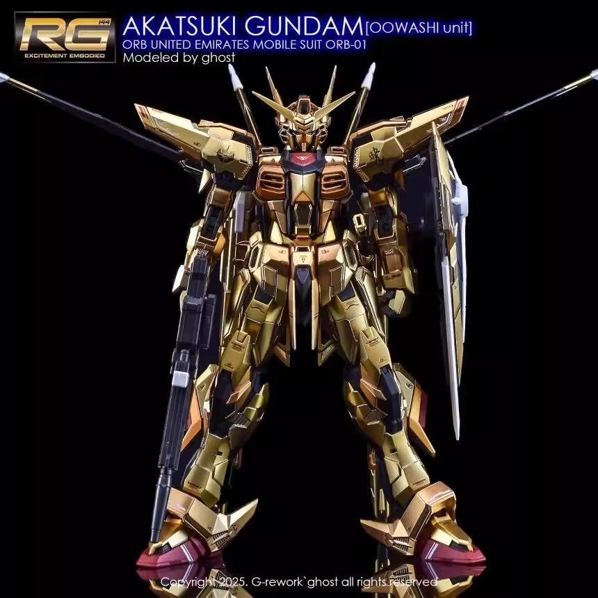 [BUOCO] 炎水貼 GHOST RG 1/144 #41 曉鋼彈(大鷲裝備) 專用水貼 螢光水貼-細節圖3