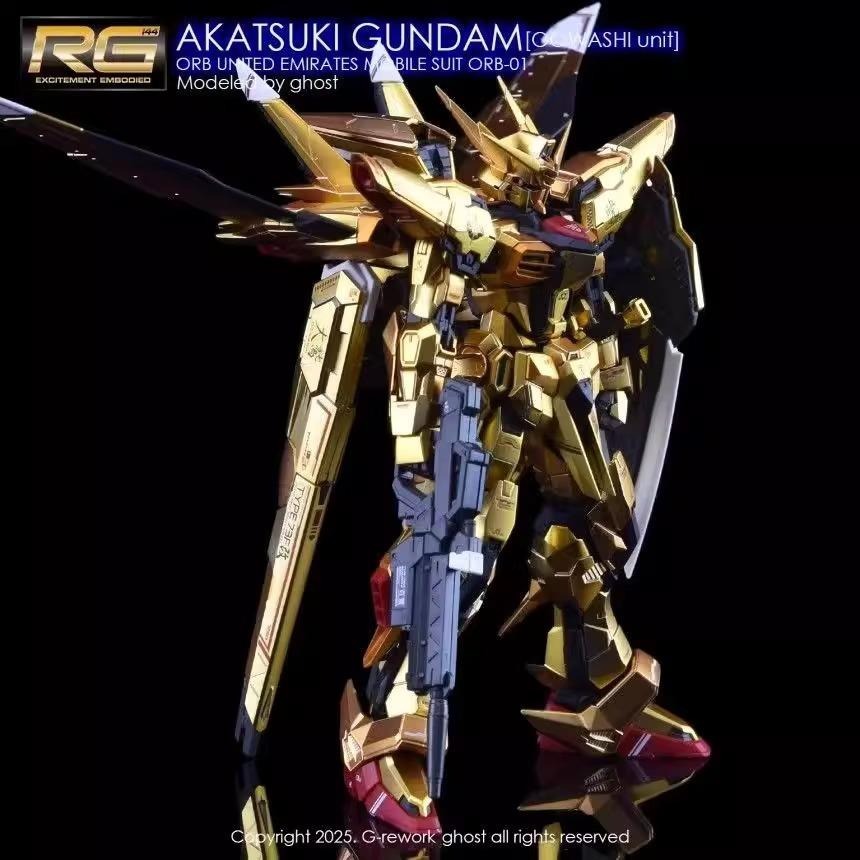 [BUOCO] 炎水貼 GHOST RG 1/144 #41 曉鋼彈(大鷲裝備) 專用水貼 螢光水貼-細節圖7