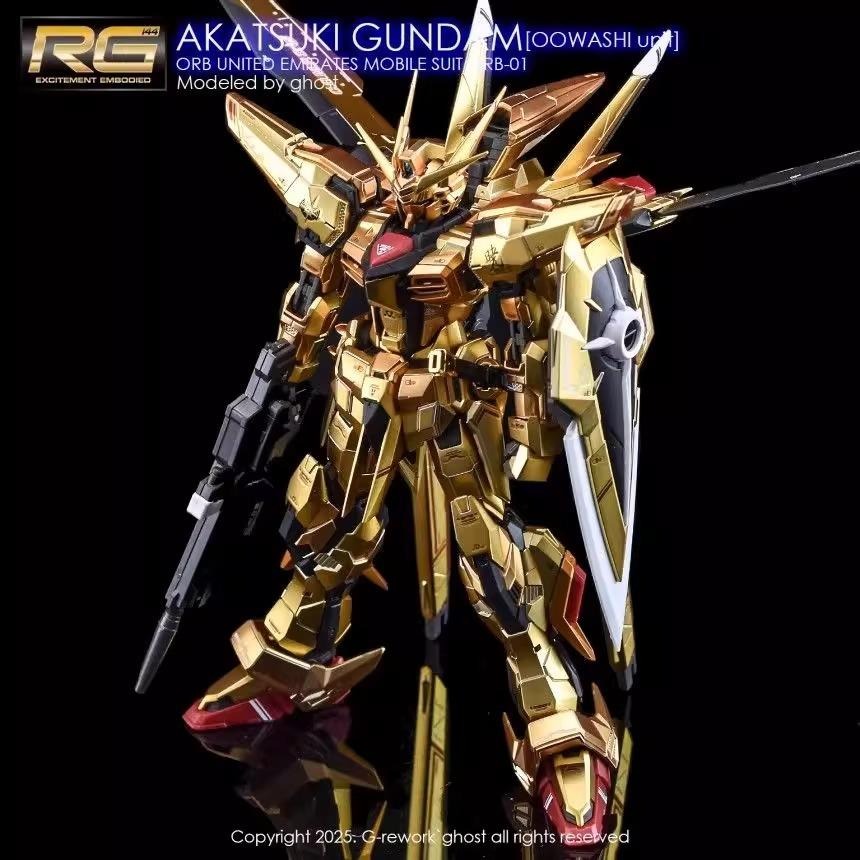 [BUOCO] 炎水貼 GHOST RG 1/144 #41 曉鋼彈(大鷲裝備) 專用水貼 螢光水貼-細節圖9